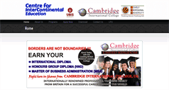 Desktop Screenshot of intercontinentaleducation.com